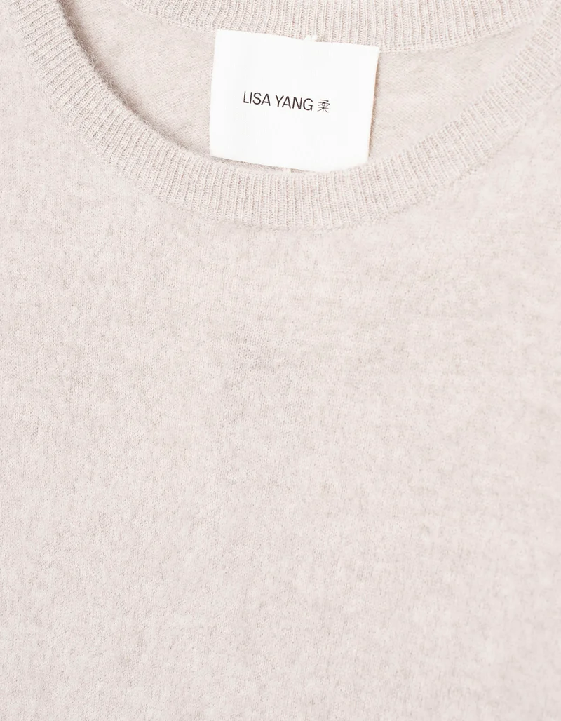 Fuzzy Kaschmir-Kurzarm-Pullover Maren