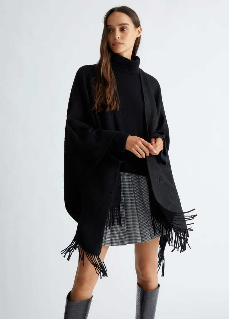 Poncho with Logo