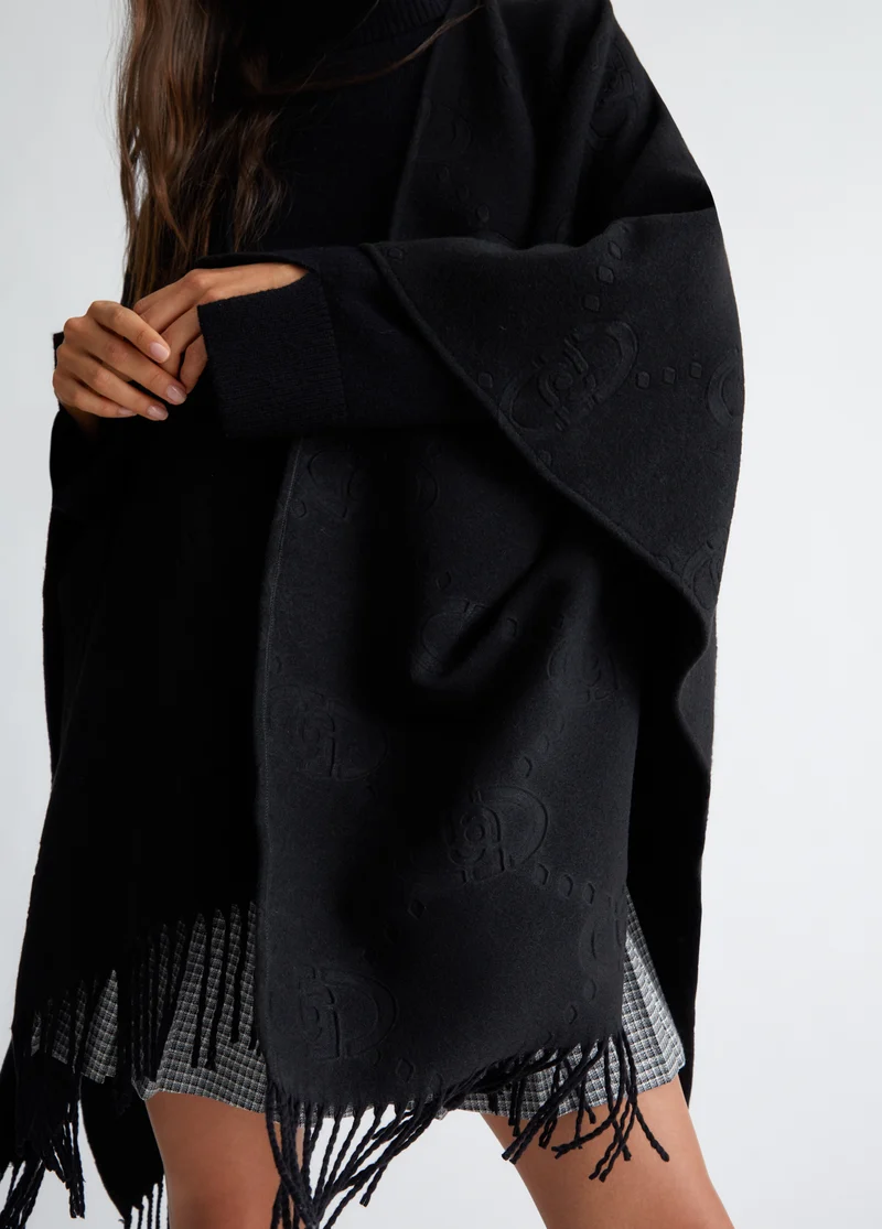 Poncho with Logo