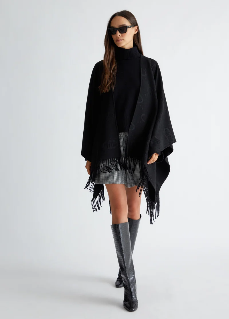 Poncho with Logo