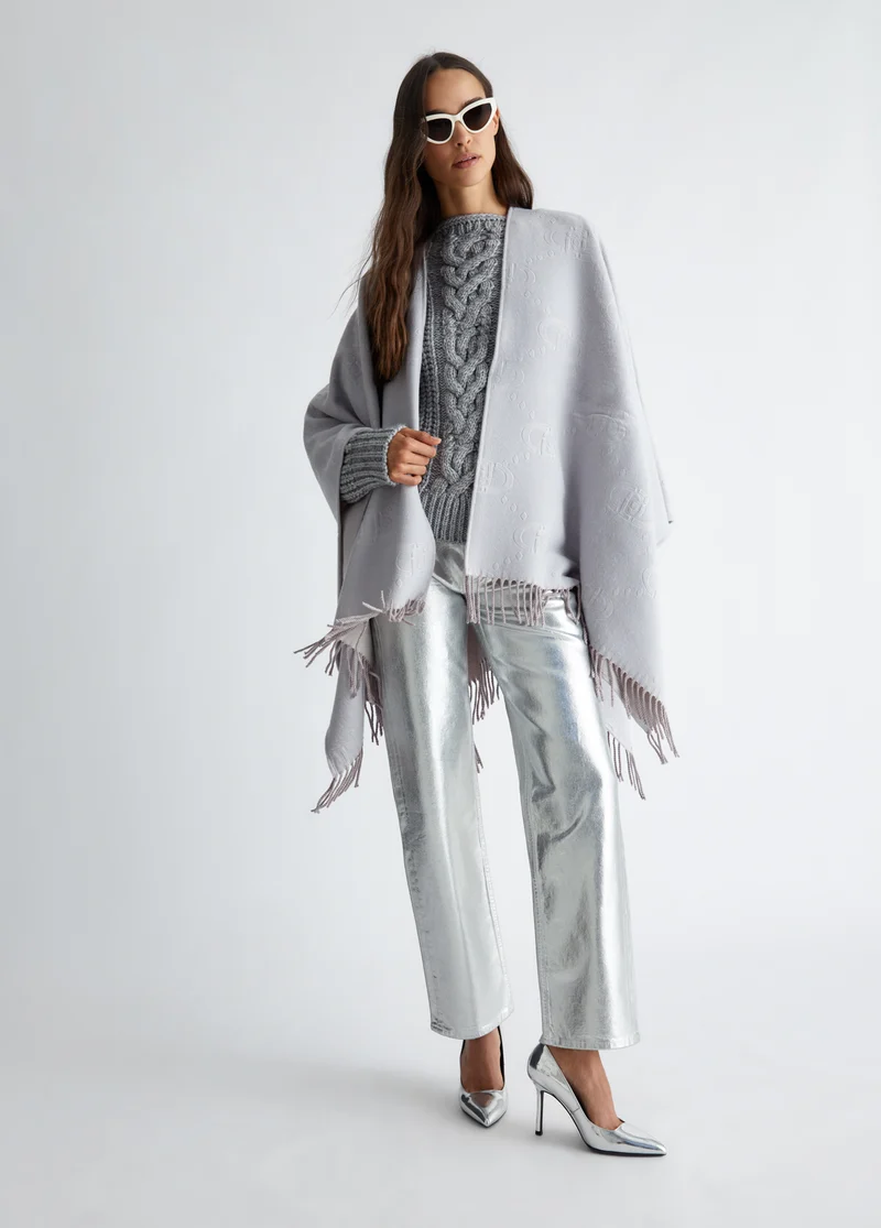 Poncho with Logo
