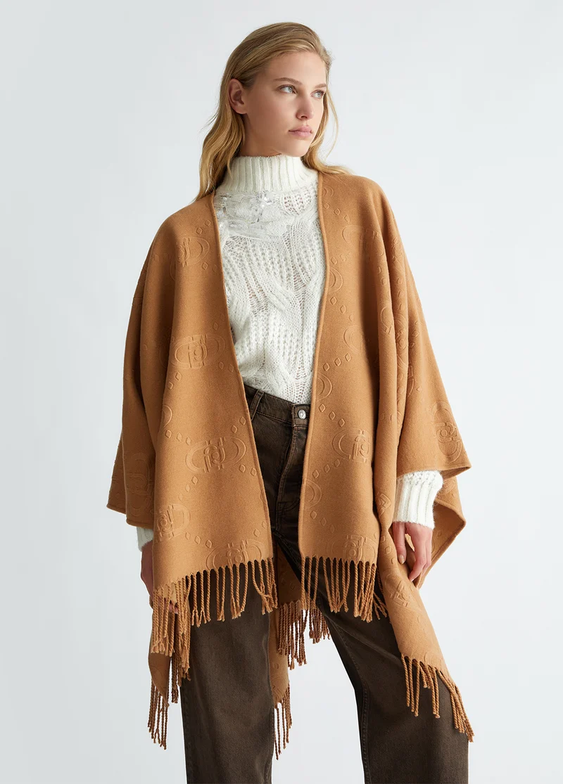 Poncho with Logo