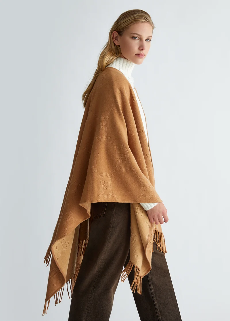 Poncho with Logo