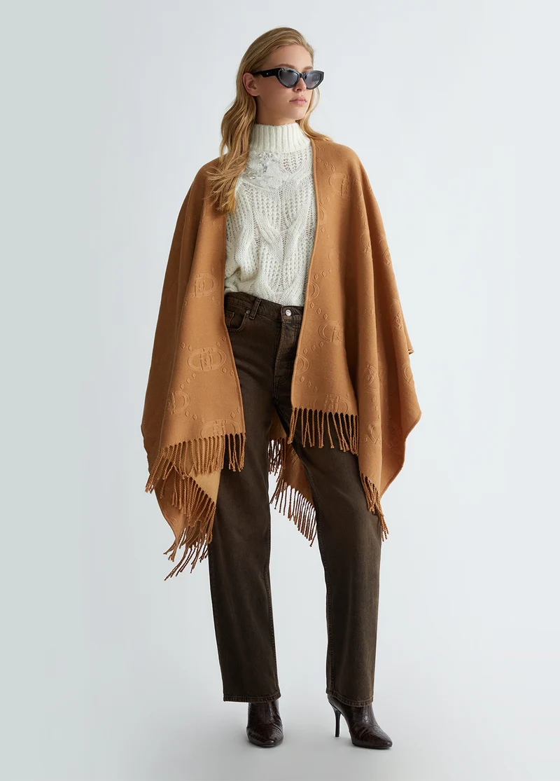 Poncho with Logo