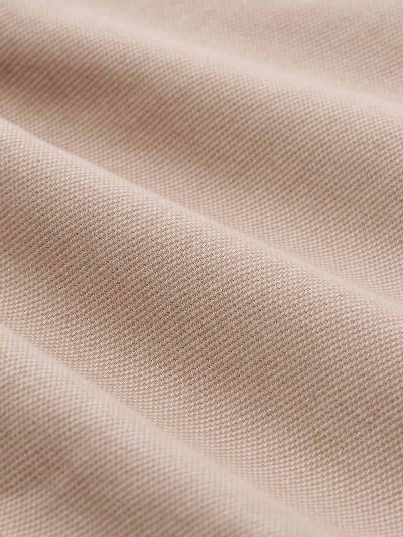 regular structured chino short, beige tonal twill structure