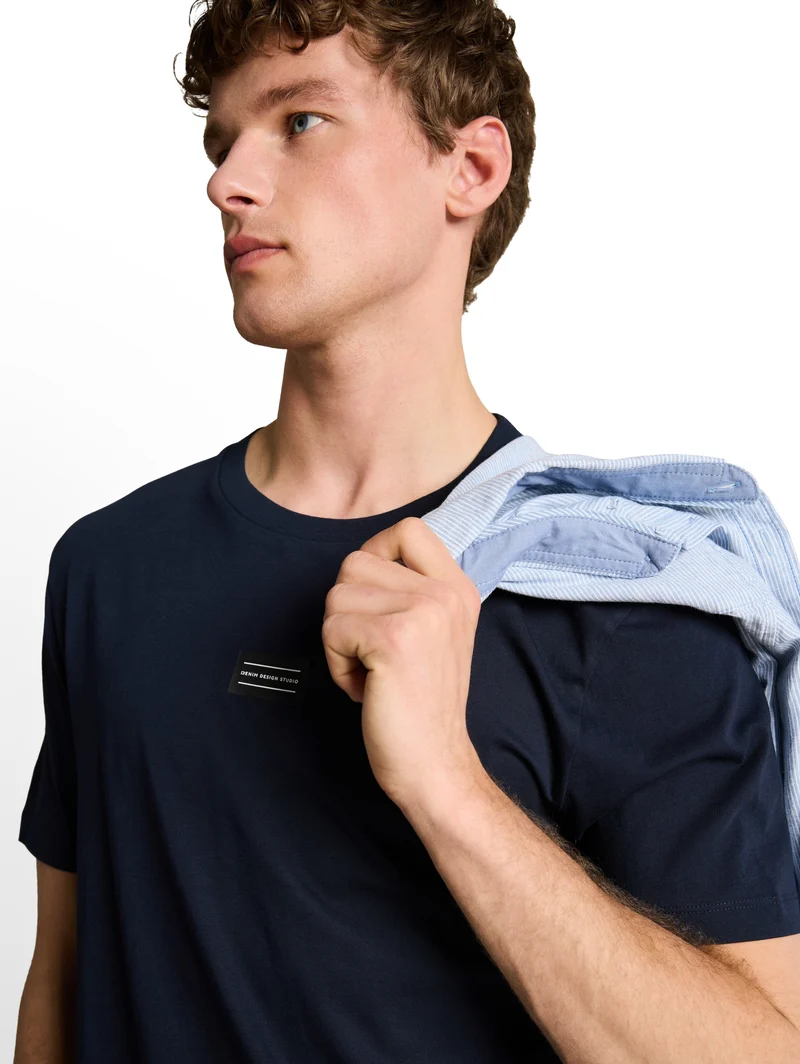 printed t-shirt, special blue