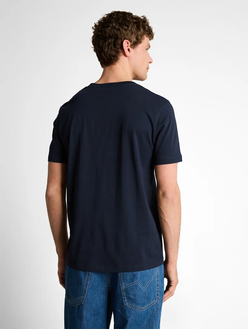 printed t-shirt, special blue