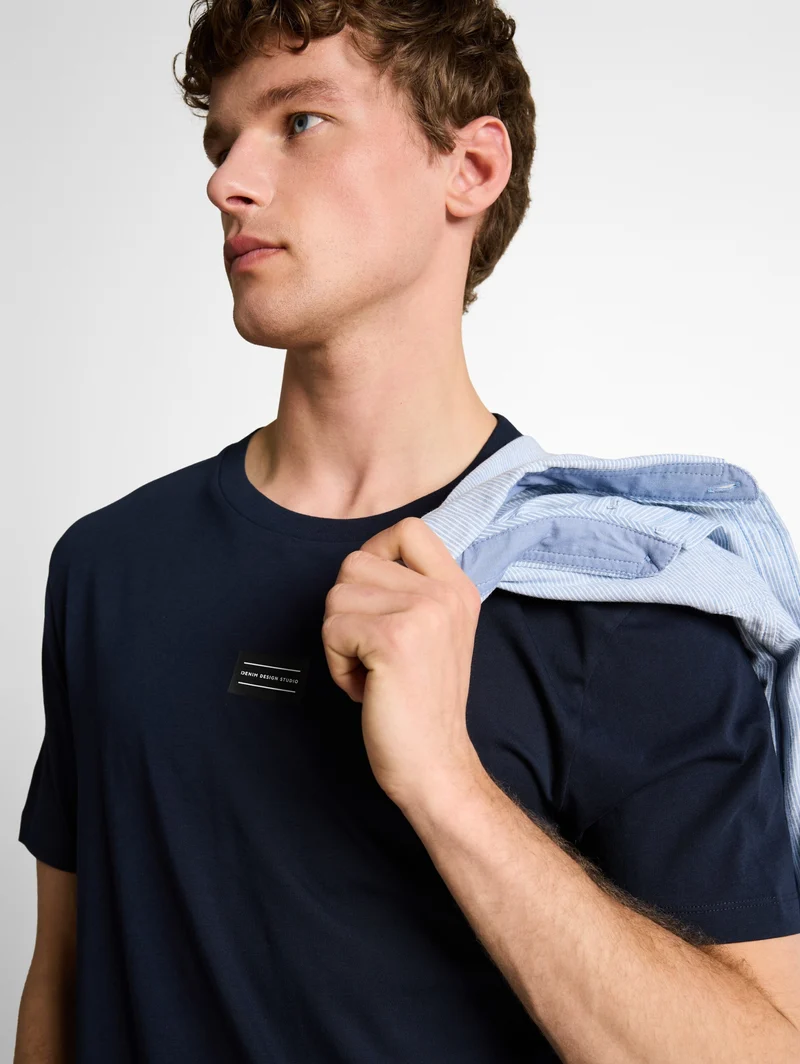 printed t-shirt, special blue