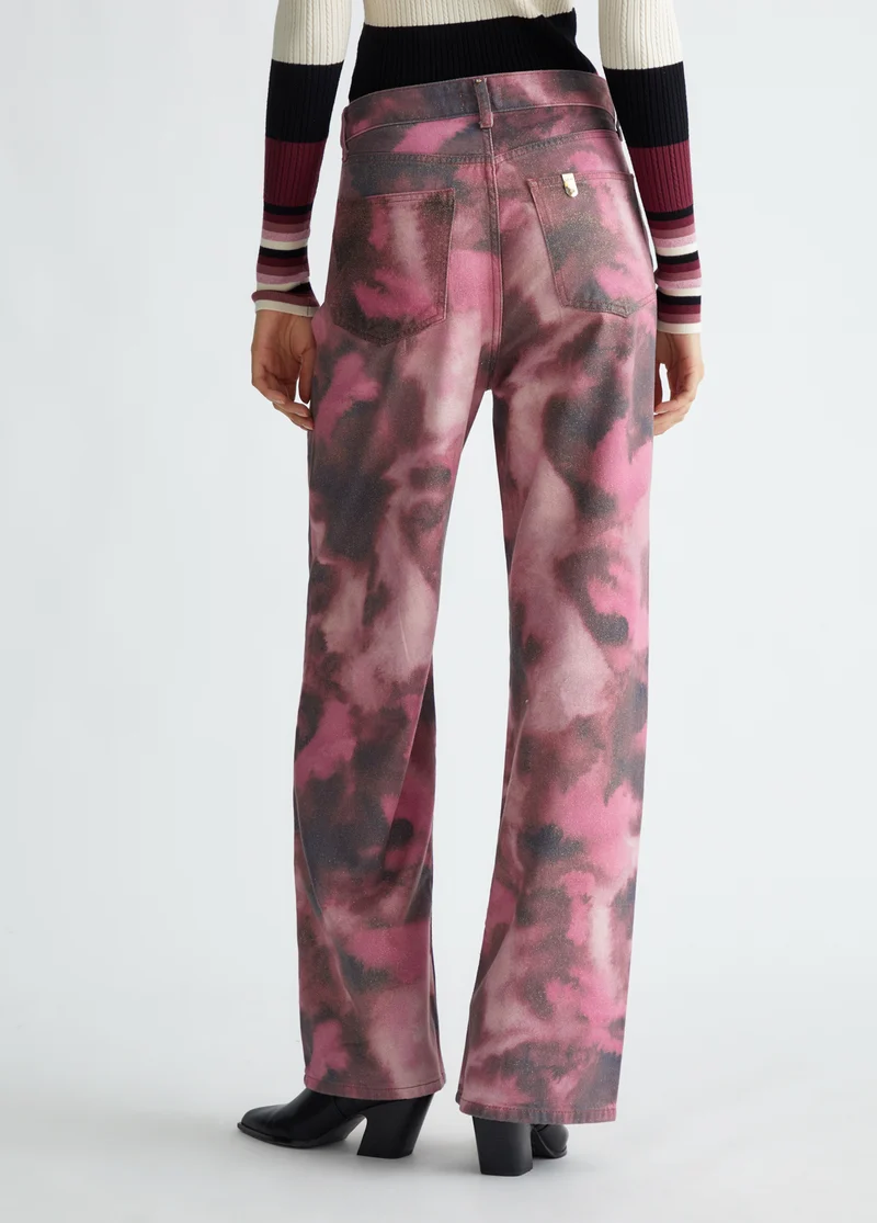 Baggy jeans with rhinestones