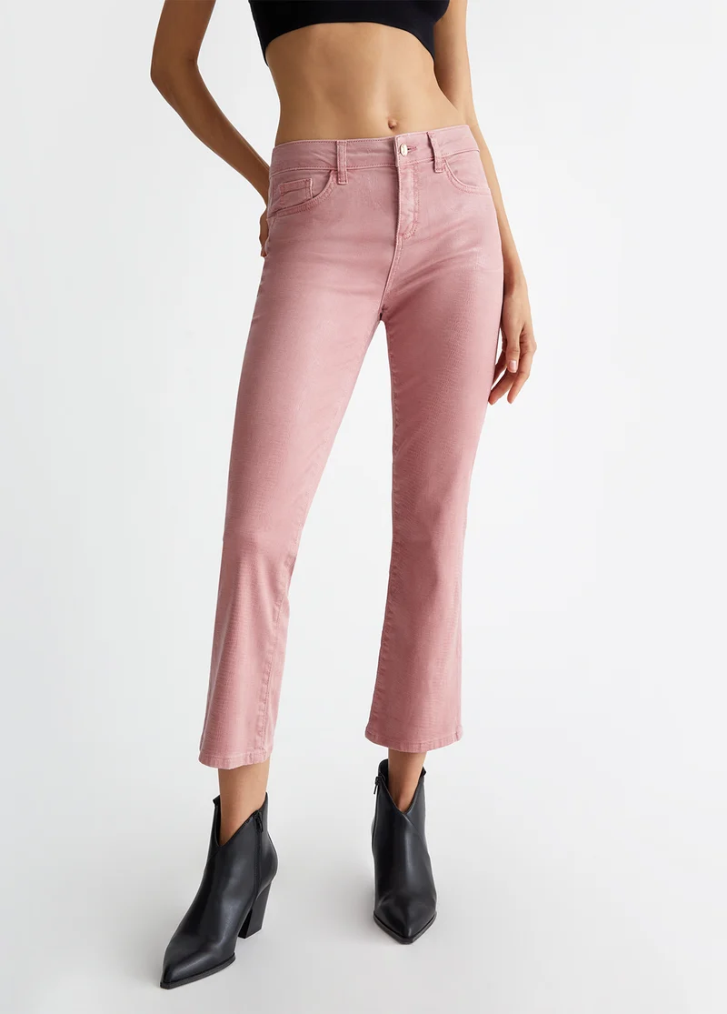 High-Waisted Bottom Up Jeans