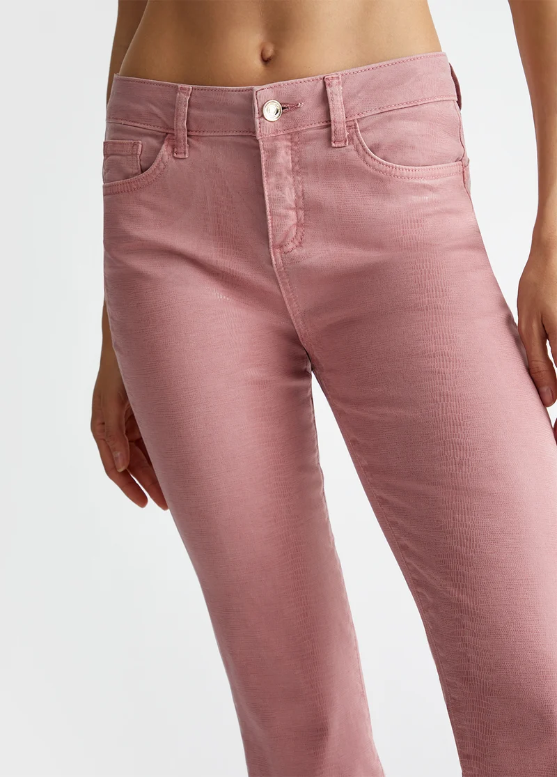 High-Waisted Bottom Up Jeans
