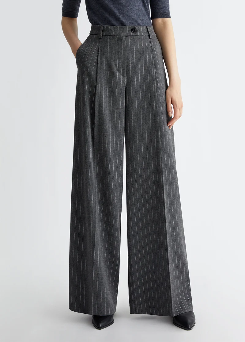 Pinstripe Suit Trousers