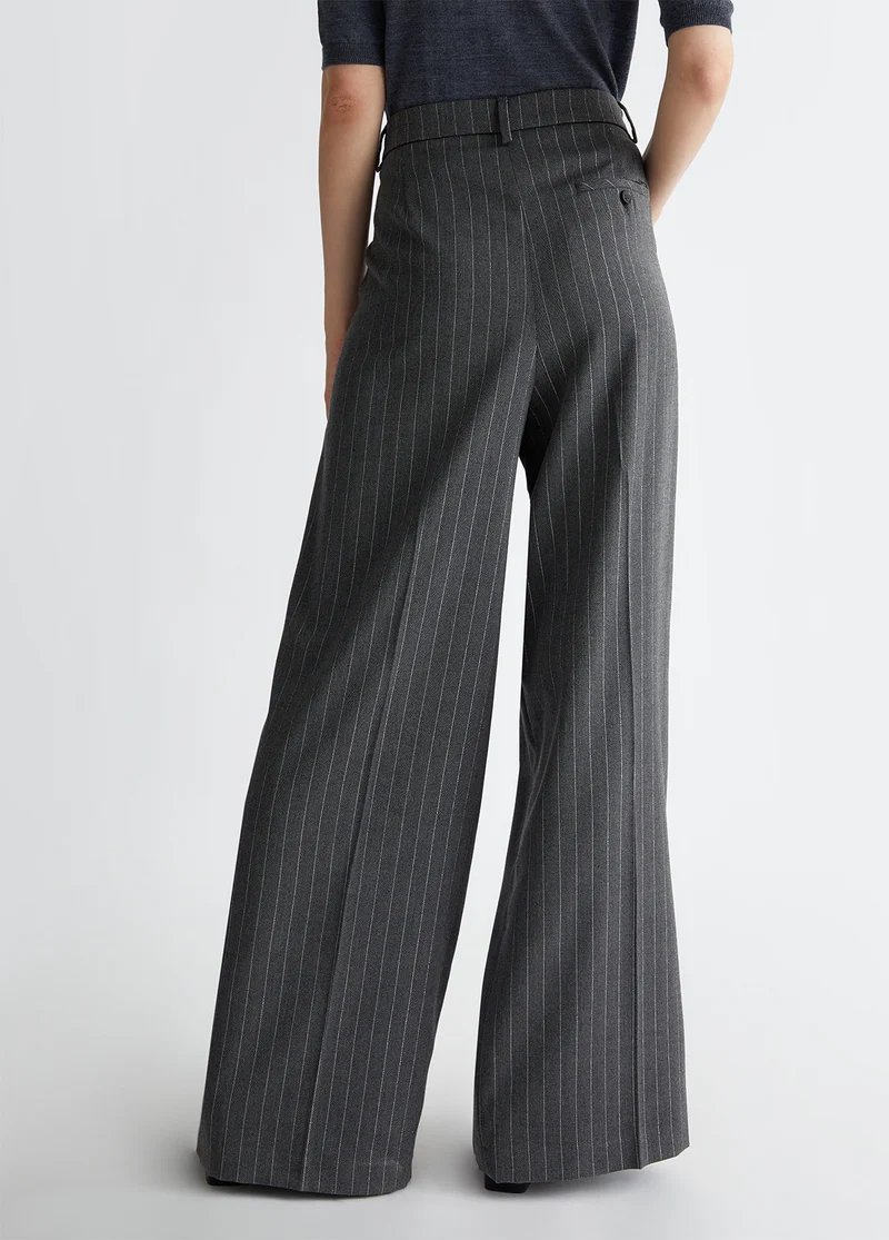Pinstripe Suit Trousers
