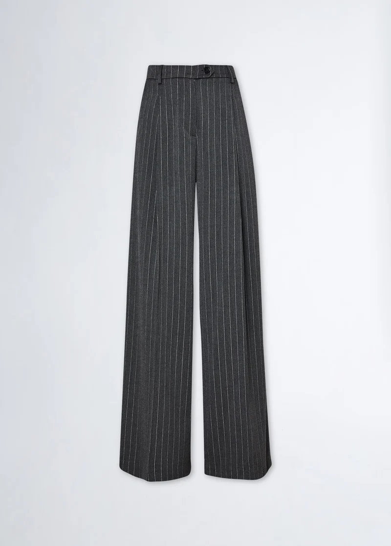 Pinstripe Suit Trousers