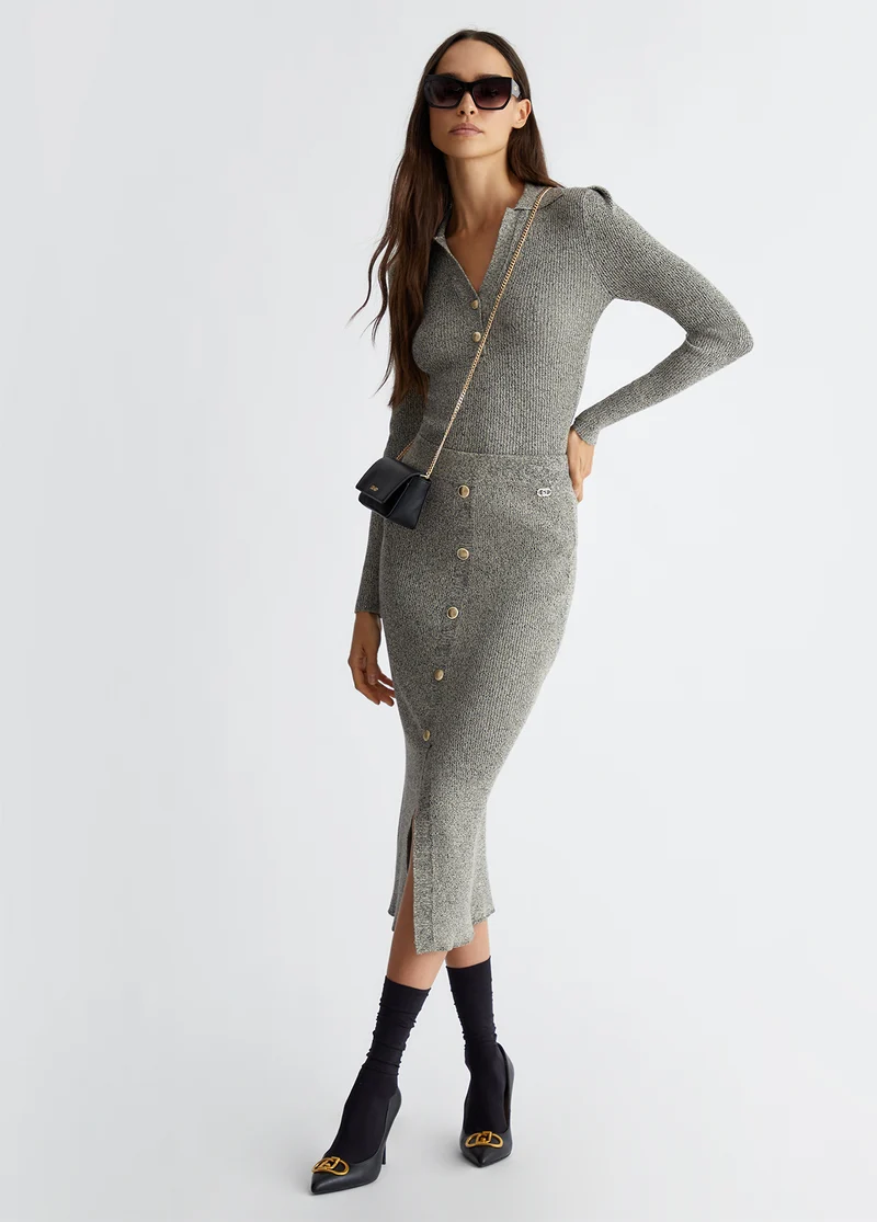 Lurexâ® Knit Skirt
