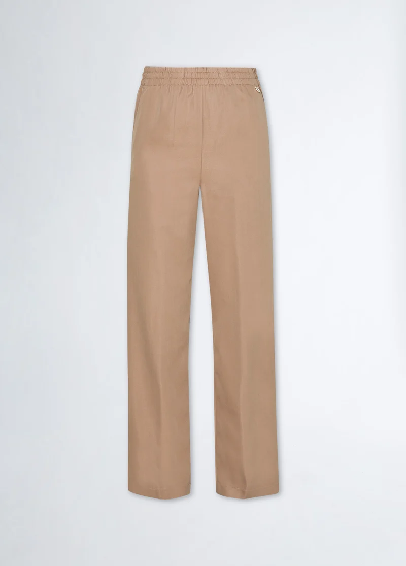Jogging Trousers in Flowing Fabric