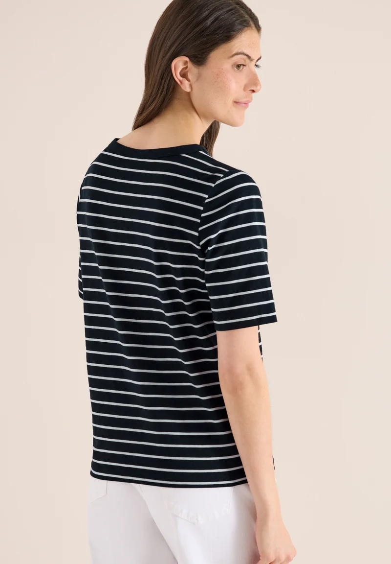 NOS Striped Slubyarn Shirt, universal blue