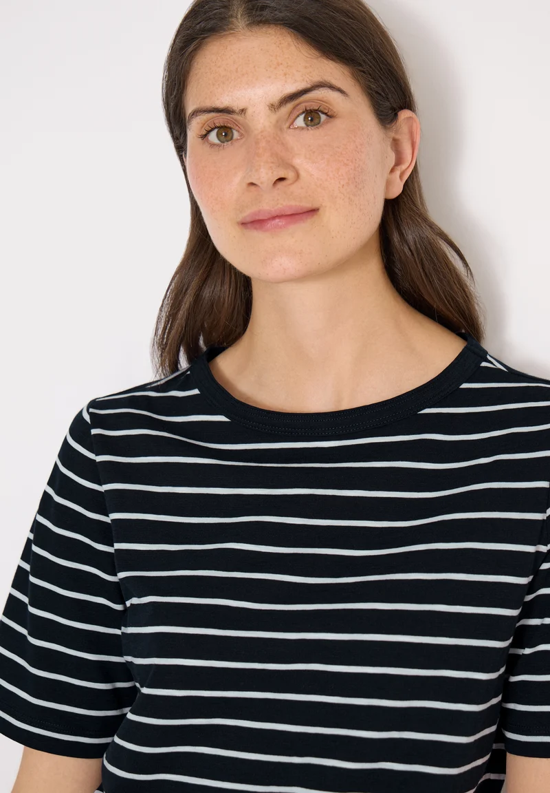 NOS Striped Slubyarn Shirt, universal blue