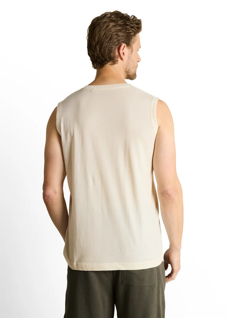 printed tanktop, Gardenia White