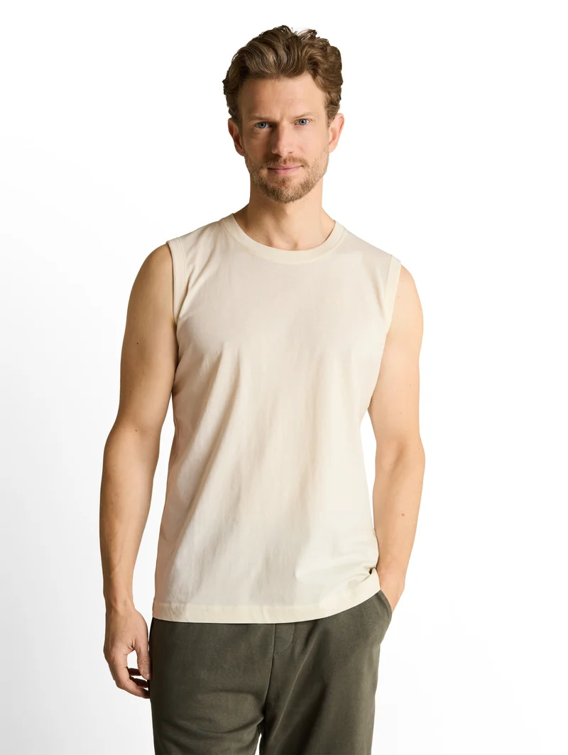 printed tanktop, Gardenia White
