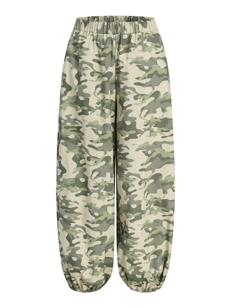 JXSARA BALLON MW PANTS WVN LN, Olive Night/CAMO