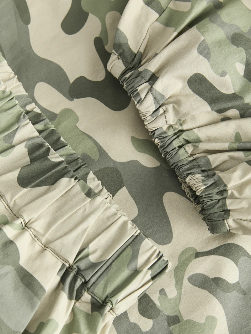 JXSARA BALLON MW PANTS WVN LN, Olive Night/CAMO