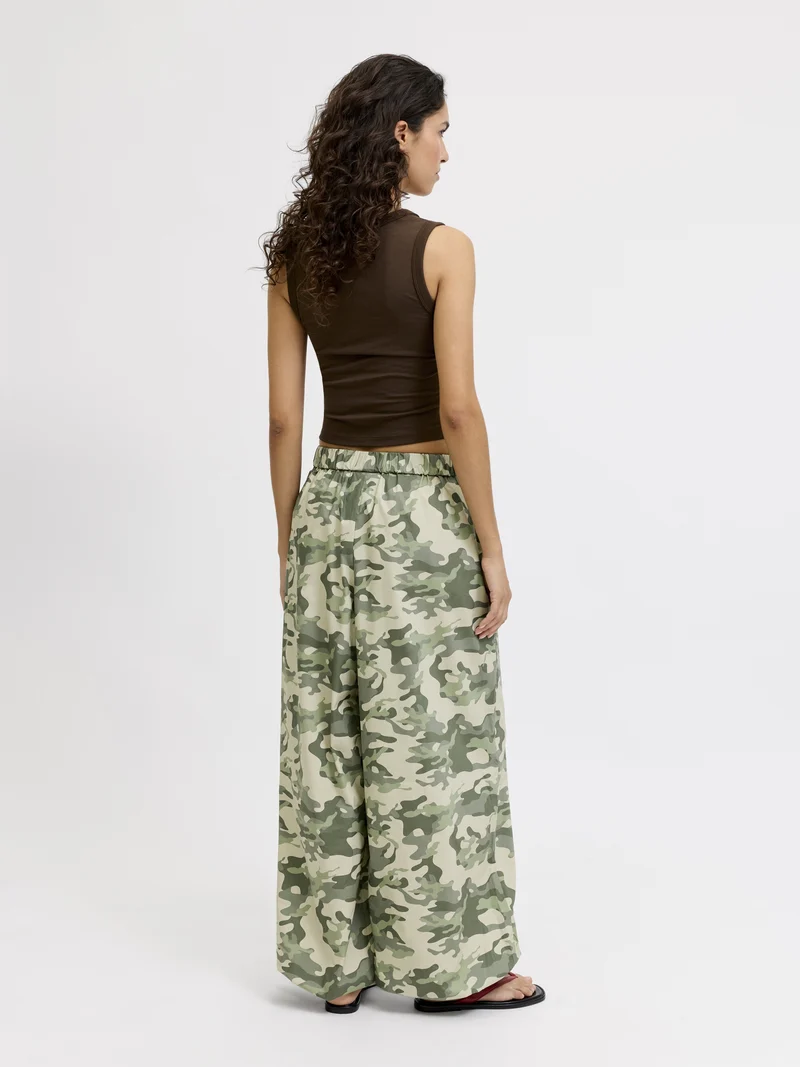 JXSARA BALLON MW PANTS WVN LN, Olive Night/CAMO