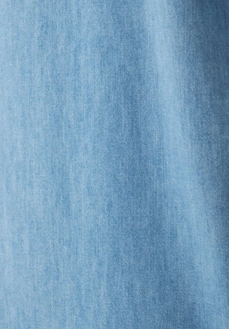 Denim-Bluse aus Bio-Baumwolle