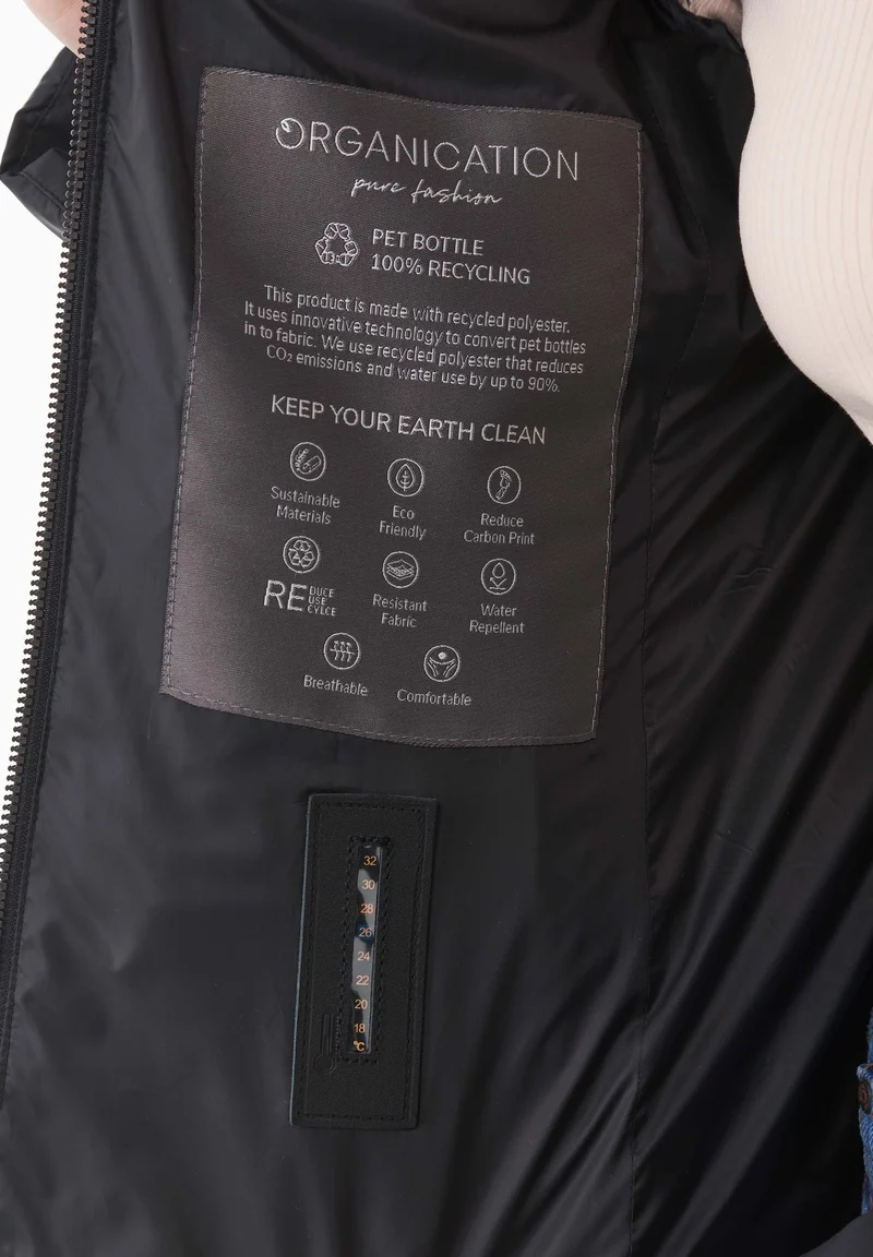Pufferjacke aus recyceltem Polyester