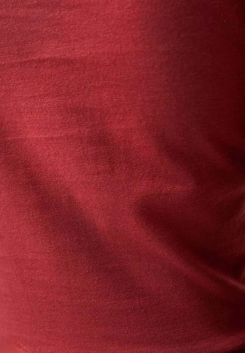 Langarm-Jerseykleid aus Bio-Baumwolle