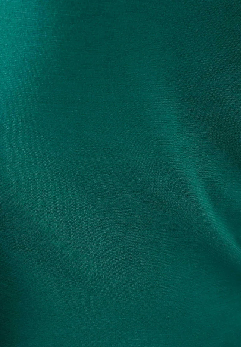 Langarm-Jerseykleid aus Bio-Baumwolle