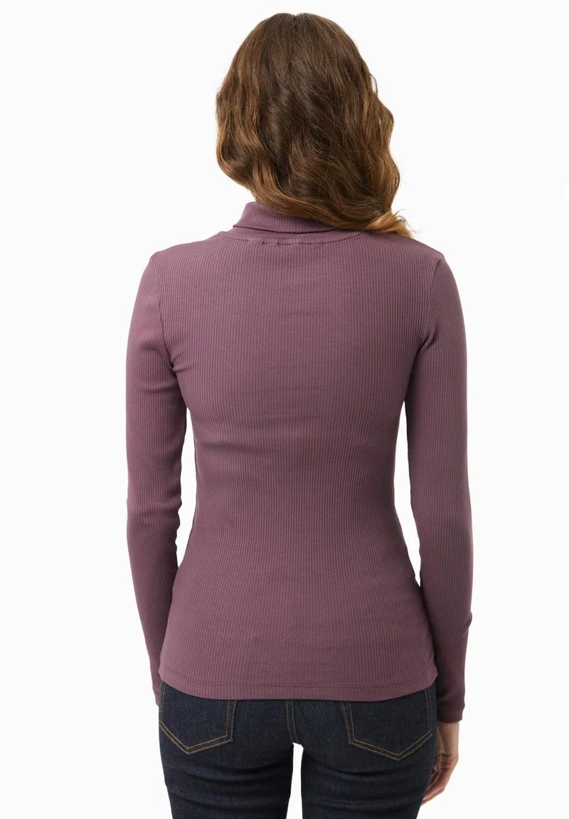 Rollkragenshirt aus Bio-Baumwolle