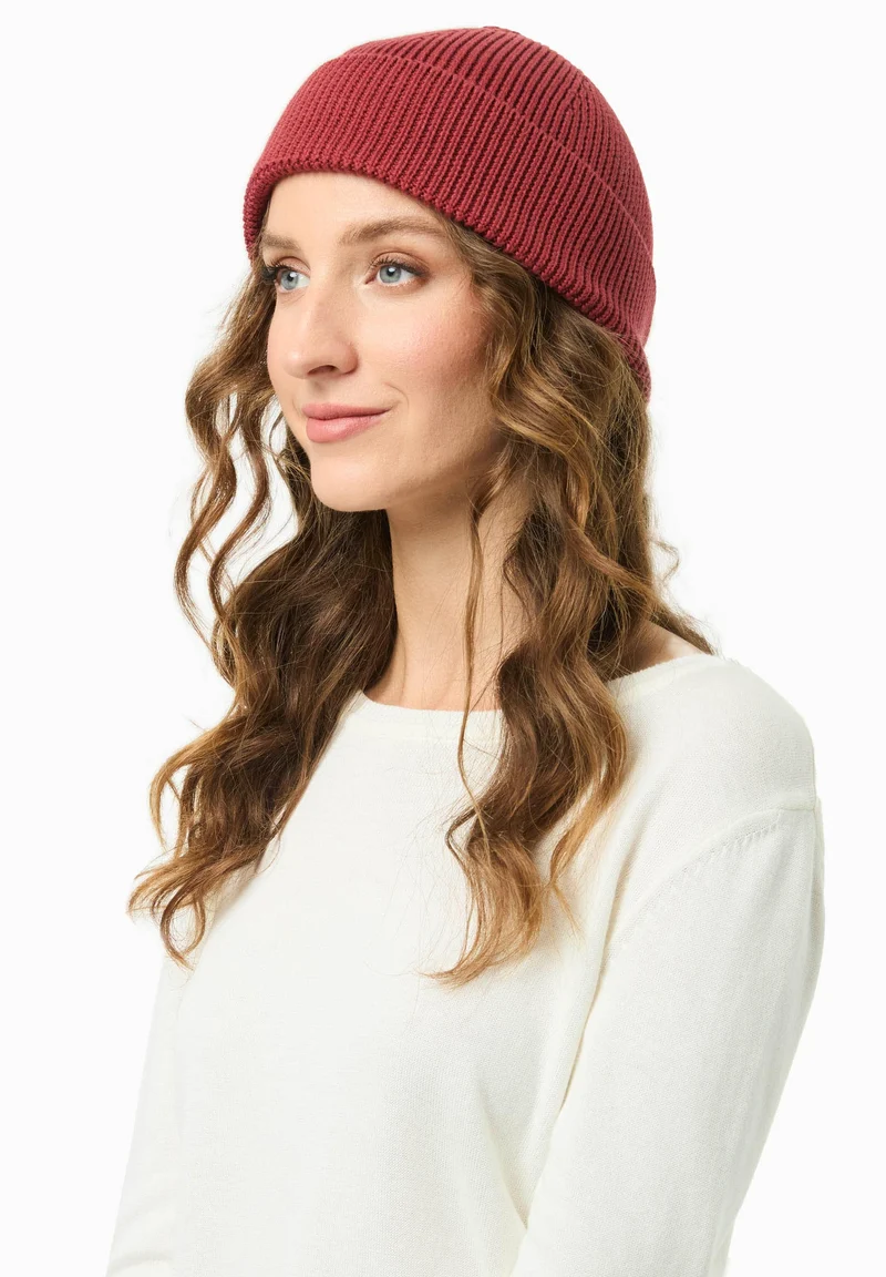 Unisex Strick-Beanie aus Bio-Baumwolle