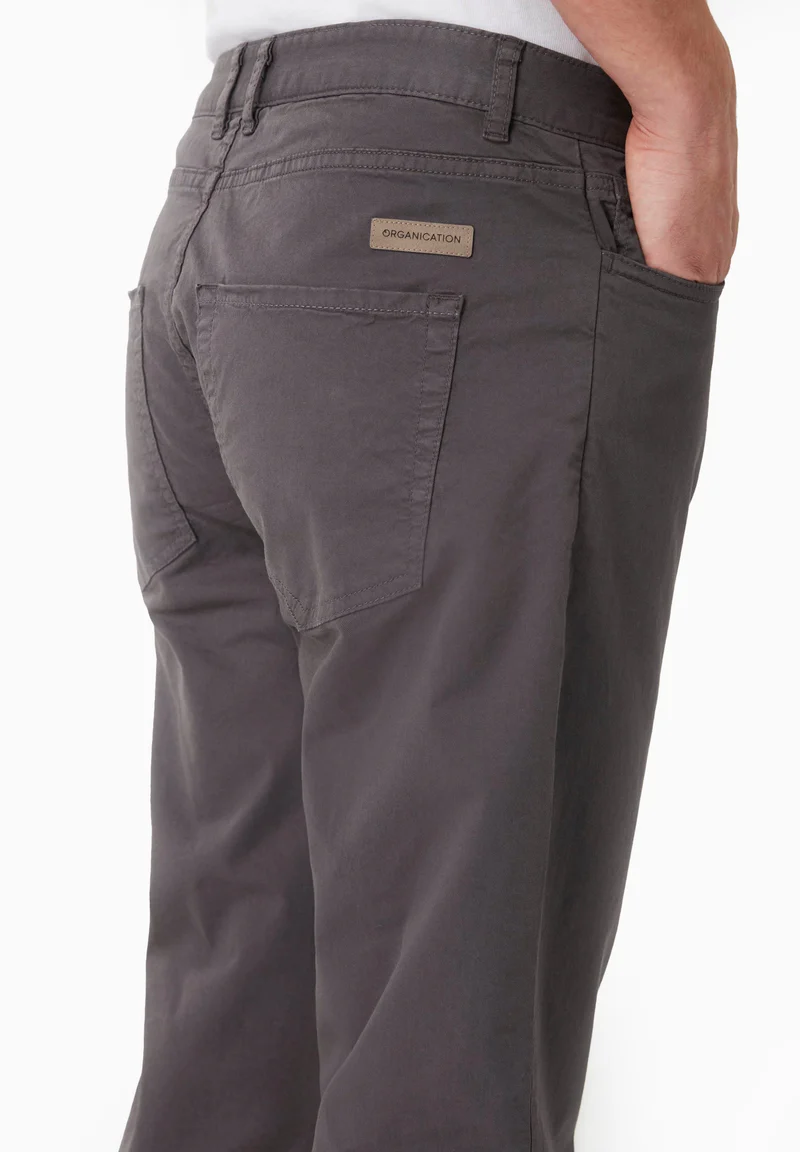 Regular-Fit Hose aus Bio-Baumwolle
