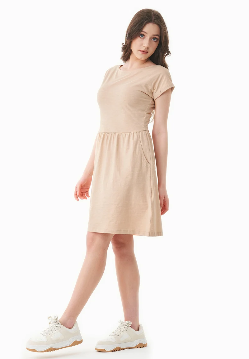 Slub-Jersey-Kleid aus Bio-Baumwolle