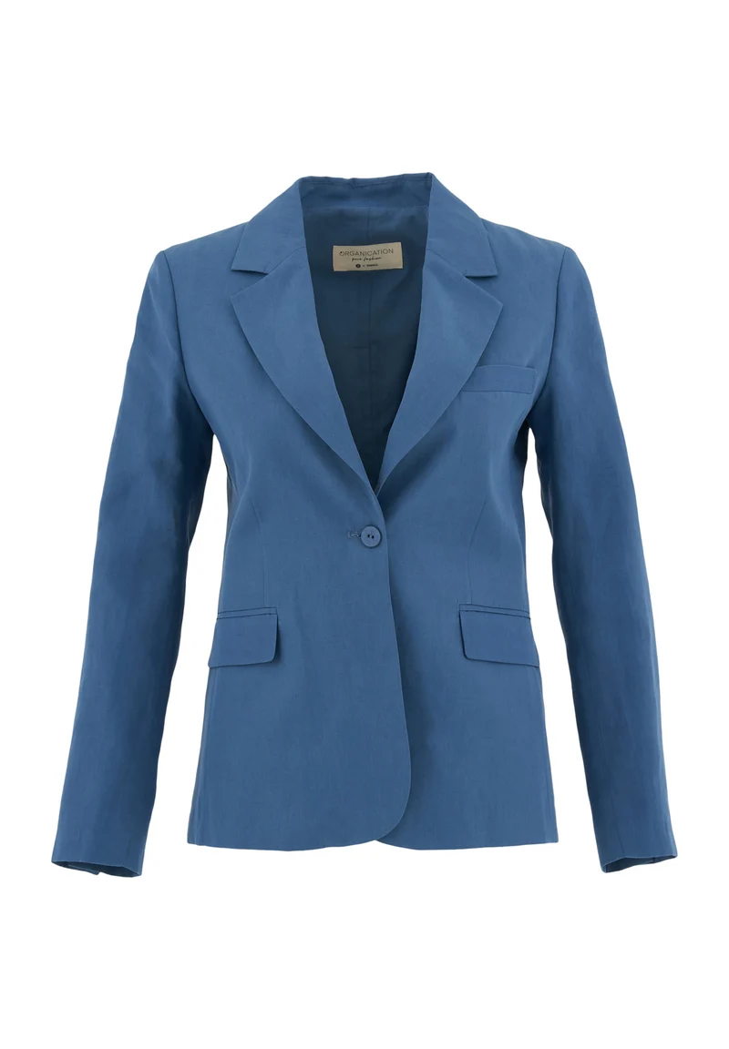 Blazer aus TENCEL™ Lyocell und Leinen