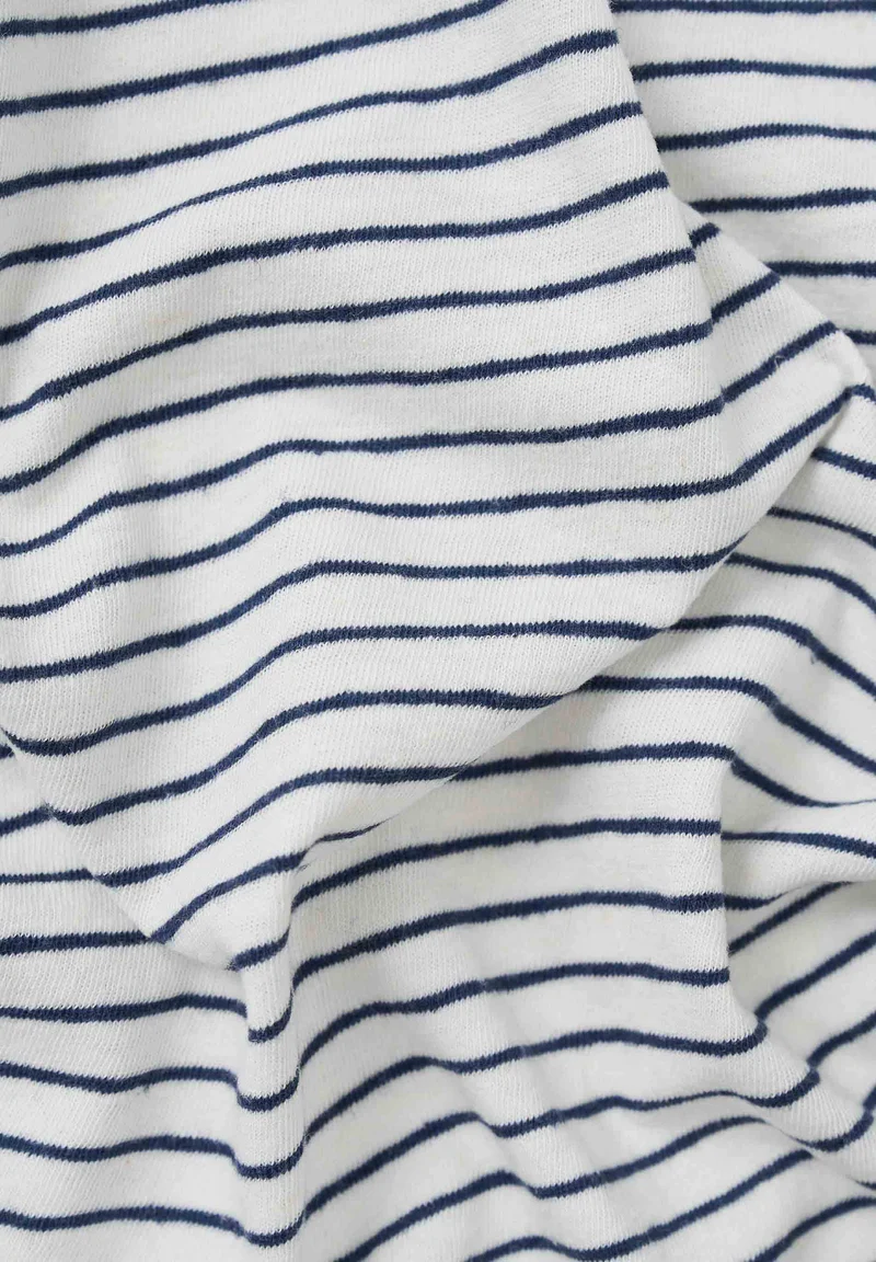 3/4 Arm Shirt aus Bio-Baumwolle und Leinen