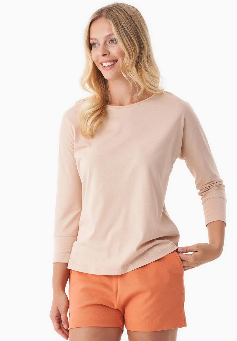 3/4-Arm-Shirt aus TENCEL™ Modal und Bio-Baumwolle
