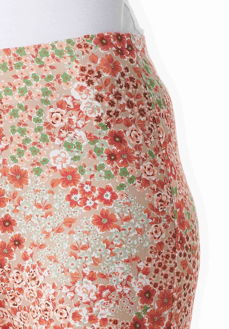Jerseyhose aus LENZING™ ECOVERO™ mit Blumenmuster