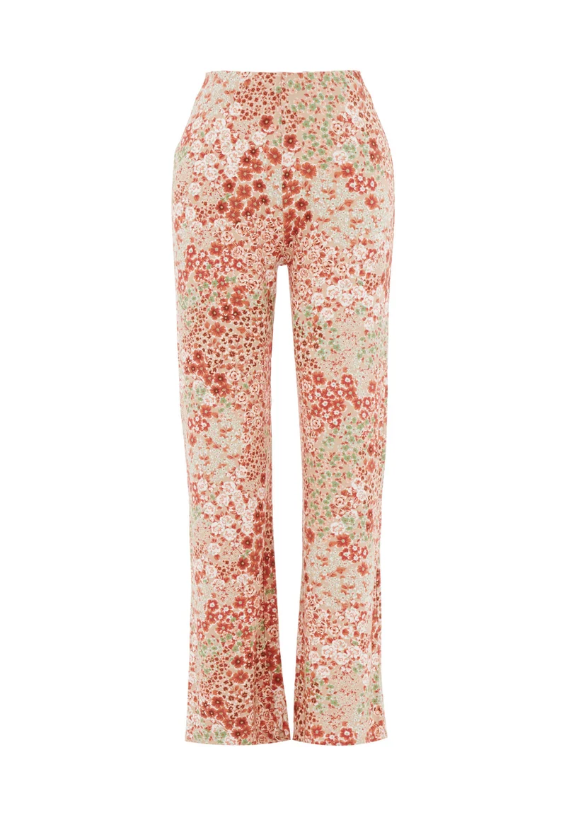 Jerseyhose aus LENZING™ ECOVERO™ mit Blumenmuster