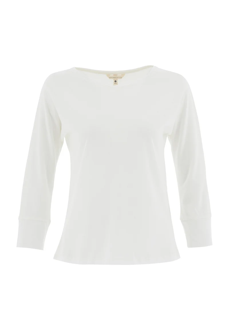 3/4-Arm-Shirt aus TENCEL™ Modal und Bio-Baumwolle