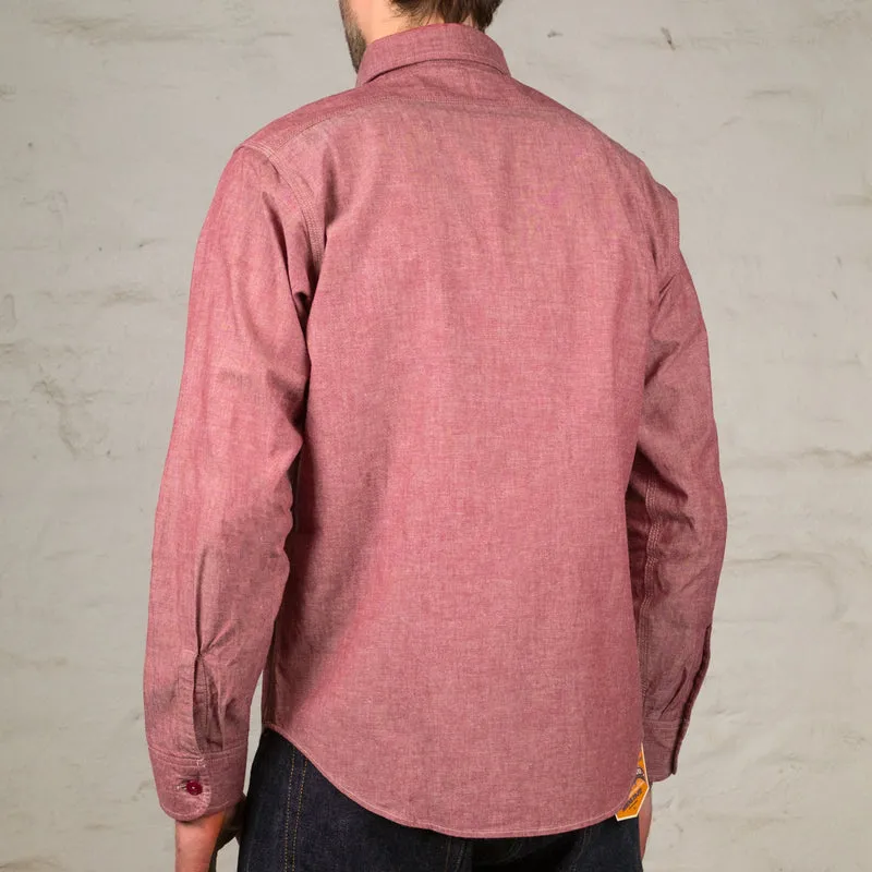 Red Chambray Work Shirt