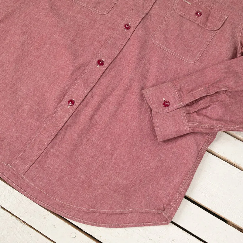 Red Chambray Work Shirt