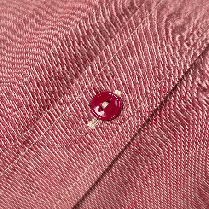 Red Chambray Work Shirt
