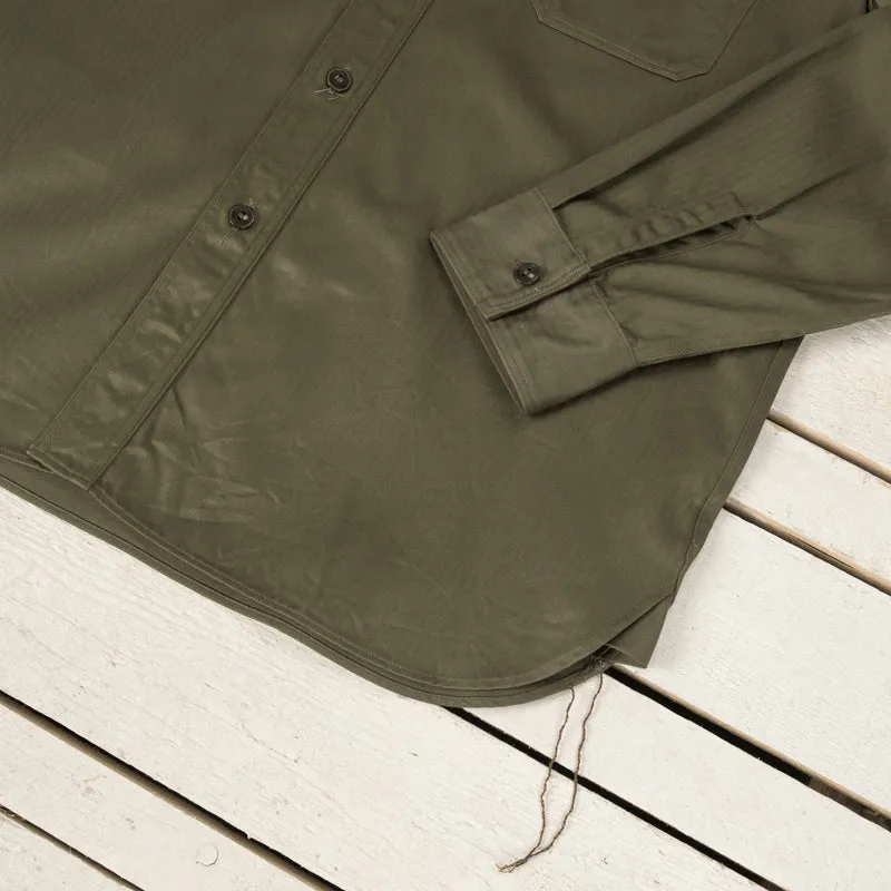 Herringbone Work Shirt Oliv