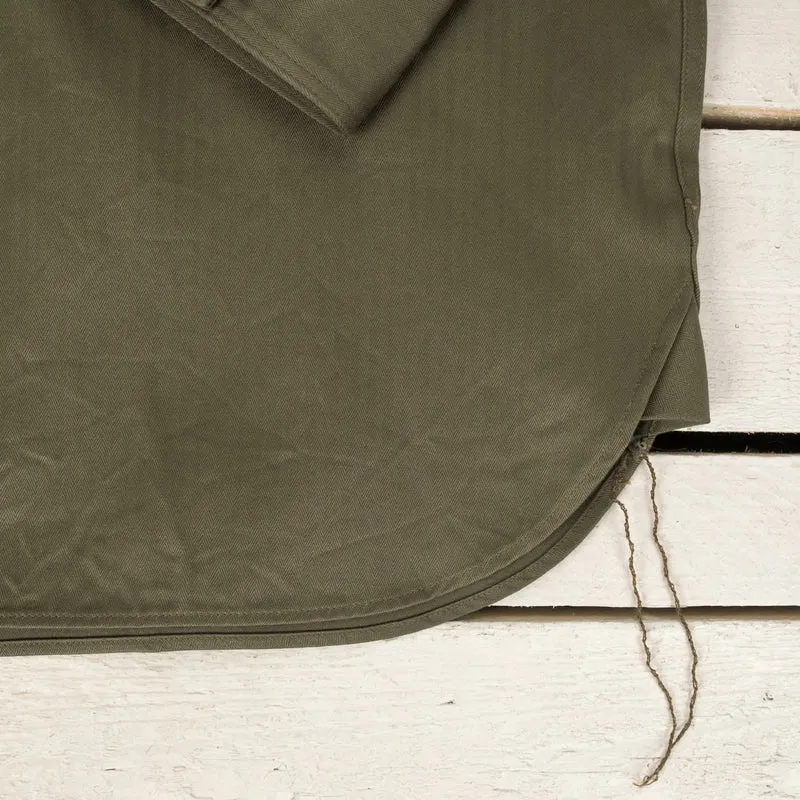 Herringbone Work Shirt Oliv