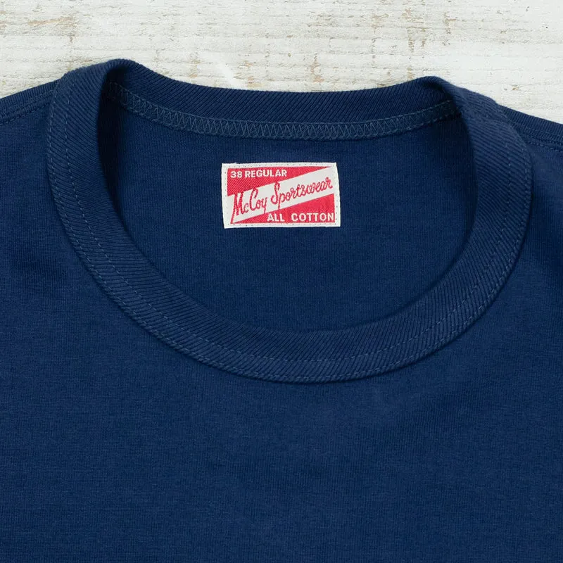 Joe McCoy Pocket Tee Marine Blau