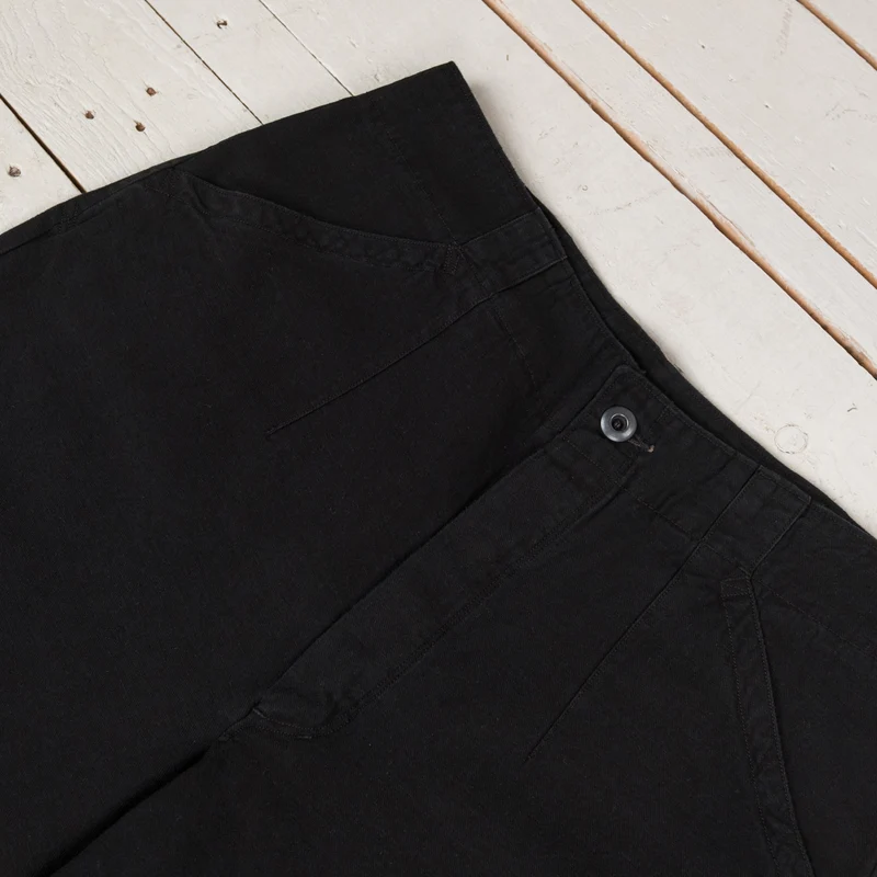 Doric Denim Trousers Cotton Hemp Lightweight Denim Black