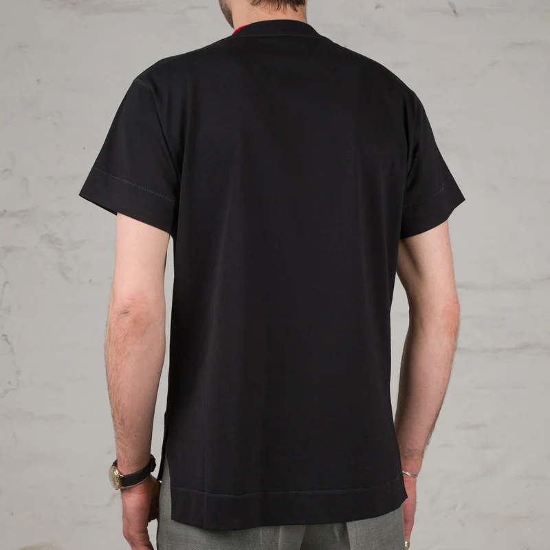 Shuttle T-Shirt Cotton Silk Jersey Black