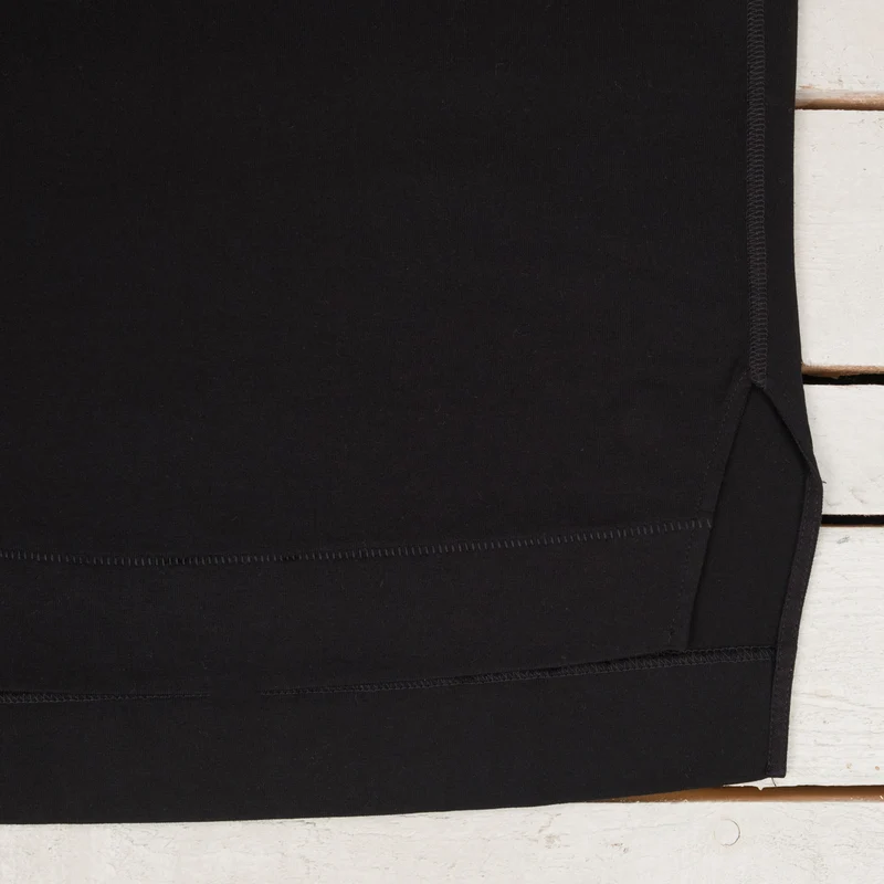 Shuttle T-Shirt Cotton Silk Jersey Black